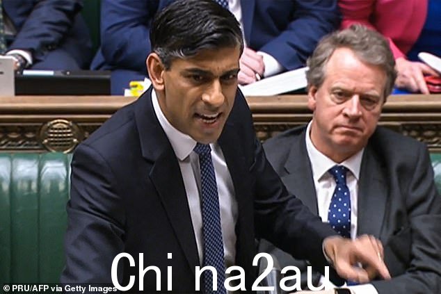 首相 Rishi Sunak 周三在下议院发表讲话时称工业行动'可怕'