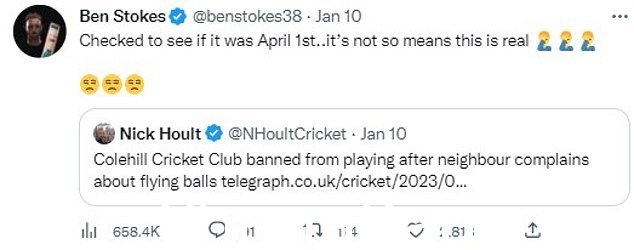 Stokes 说:'检查过是不是 4 月 1 日..不是这样意味着这是真实的。'
