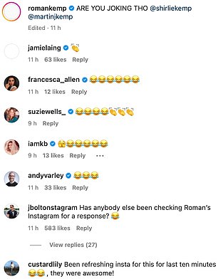 哈哈! Roman 的追随者分享了他们对他的视频的高兴反应