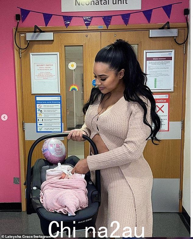 她的骄傲和喜悦:Lateysha 的小女儿在三月份早产六周