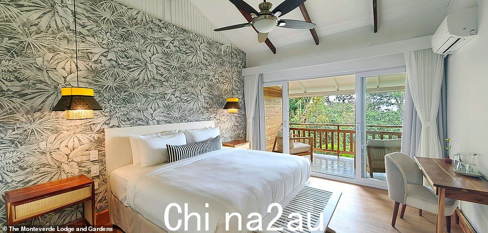 Kate says that Monteverde Lodge and Gardens, above, 'makes for a pretty retreat'