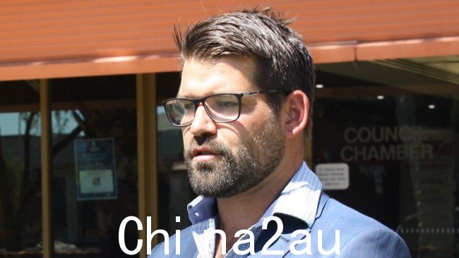 马特·帕特森告诉澳大利亚天空新闻,他的城镇正处于犯罪危机。图片:提供