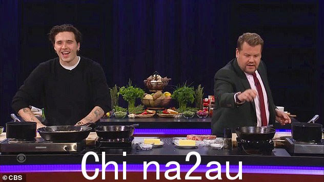 裙带关系?布鲁克林在 The Late Late Show 上登台以结束他的烹饪生涯后遭到猛烈抨击——尽管他没有接受过专业培训