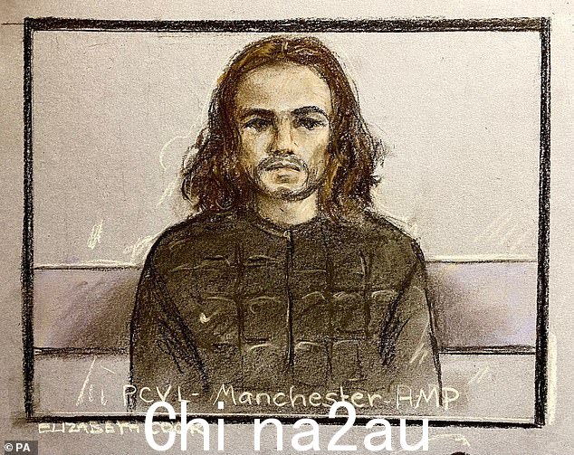 Connor Chapman,22 岁,周一通过视频链接出现在利物浦皇家法院,被控犯有九项罪名,包括谋杀爱德华兹女士