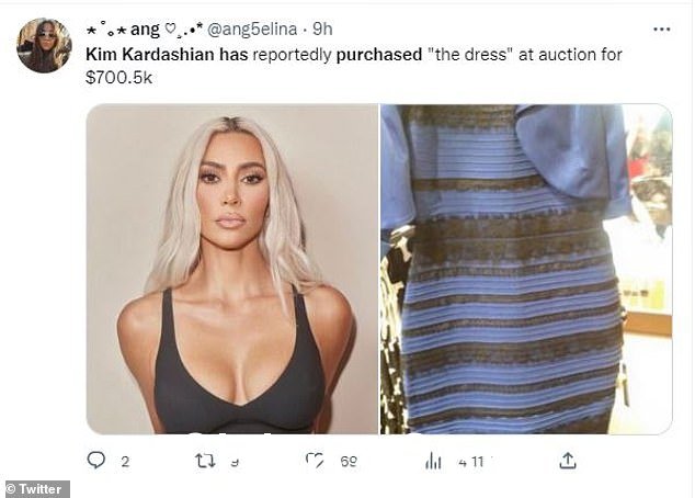 有趣:这位媒体大亨已经在社交媒体上流行了一个聚宝盆Twitter 上以“Kim Kar”开头的模因dashian has purchase...'