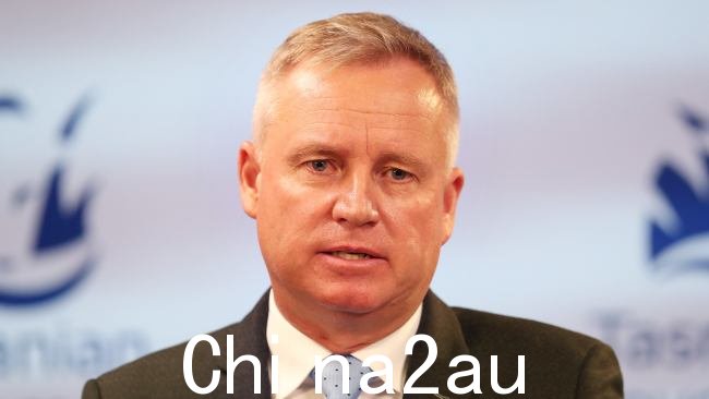 总理 Jeremy Rockliff 已敦促联邦政府资助在霍巴特的 Macquarie Point 新建一个可容纳 23,000 个座位的体育场,该体育场还可以举办其他体育赛事和音乐会。图片:Nikki Davis-Jones