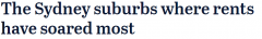 悉尼内城租房市场回暖 租金涨逾20% 华人区暴涨140元（图）