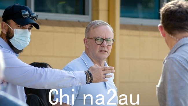 总理 Anthony Albanese 于周二下午,他支持北领地政府的多项措施。图片:Liam Mendes / The Australian