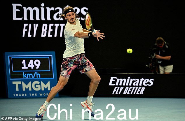 这位希腊球星在罗德拉沃尔竞技场与后起之秀 Jiri Lehecka 的比赛没有任何问题