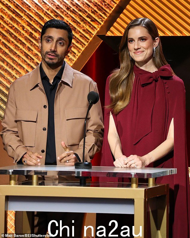 Riz Ahmed 和 Allison Williams 第 95 届奥斯卡金像奖提名公告,洛杉矶