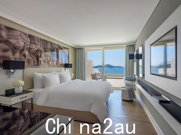 Rixos Premium Dubrovnik 的客房光线充足、现代而精致