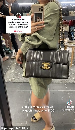 还有一些复古香奈儿包,价格可能在 5,000 美元到 15,000 美元之间