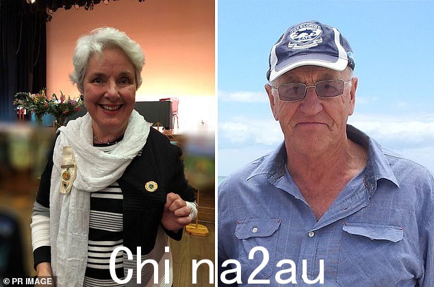 Carol Clay(左)据称在 Russell Hill(右)被刺死之前被 Lynn 枪杀