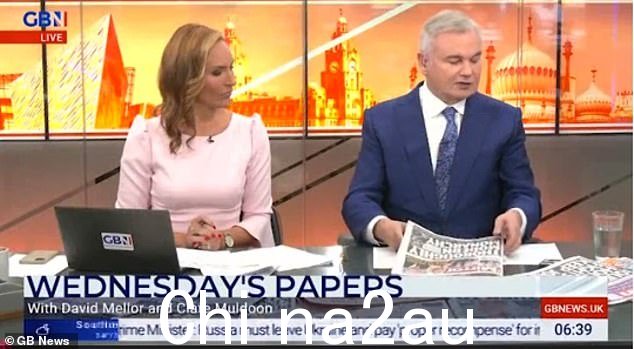 直言不讳:但 Kim 并不是唯一公开反对 Holly 和 Phil 的人——Eammon Holmes 在周三的 GB 新闻中也抨击了他的前联合主持人