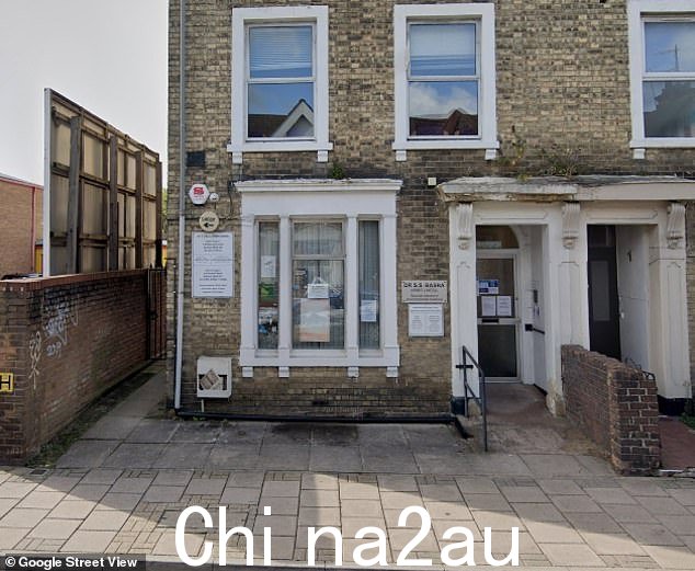 Bedford 的 Ashburnham Road Surgery 以 15.5% 的面对面预约排名倒数第二