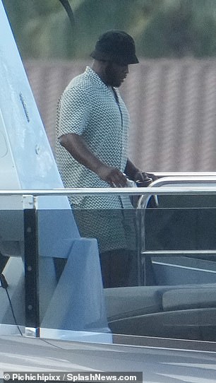 Diddy spent some time checking out the stern