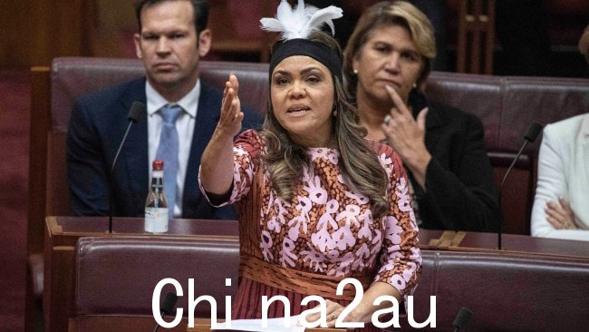 Country自由党参议员 Jacinta Nampijinpa Price 一直大力支持澳大利亚中部的土著妇女。图片：NCA NewsWire