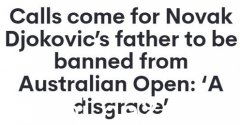 小德父亲在澳网外与“亲俄”球迷合影。乌克兰驻澳大利亚大使呼吁对他实施“禁令”（图）