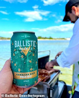 Ballistic's Hawaiian Haze Pale Ale(如图)在 2021 年最热门的 100 款啤酒中排名第 8