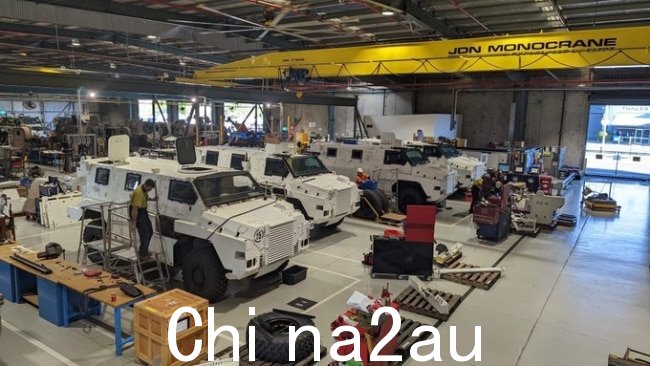 Albanese 先生将参观本迪戈国防制造工厂,在那里他将检查 Bushmaster 车辆。图片:Thales Australia on Twitter