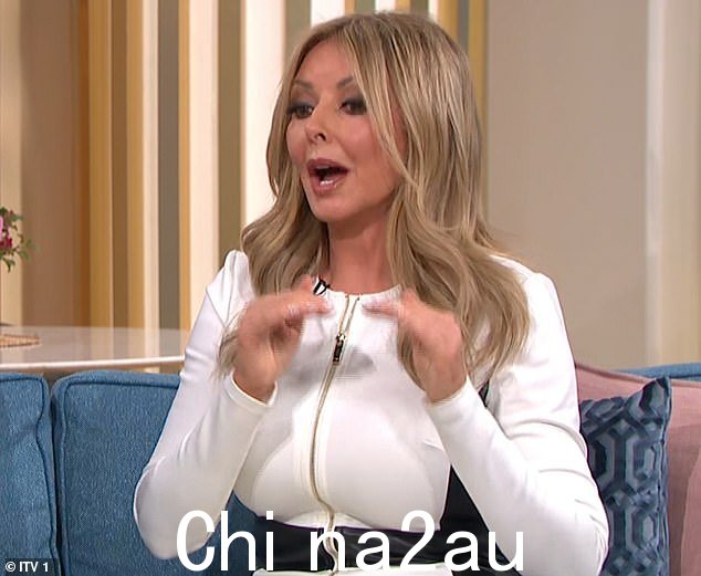 Carole Vorderman 今天在今天早上的评论中重新点燃了她与前朋友 Michelle Mone 的不和