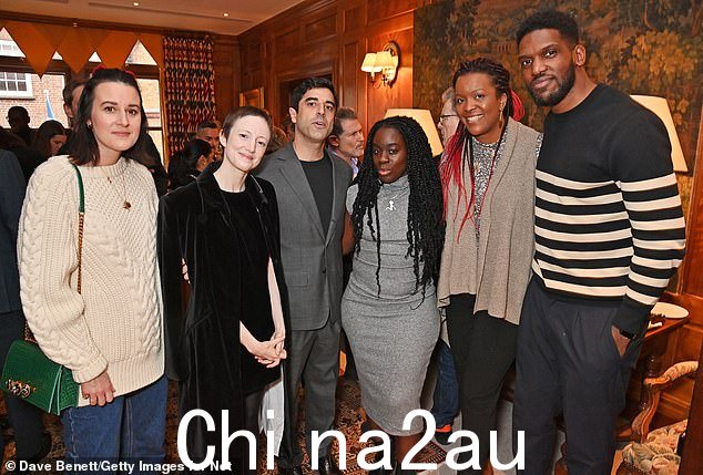 合影:Andrea、Karim、Akua Gyamfi、Teanne Andrews 和 Anthony Andrews 是午餐会的与会者