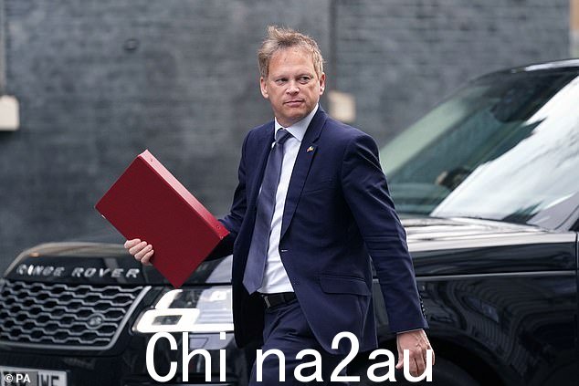 在上周的内阁休假日,在总理的乡村度假胜地,消息人士称,Grant Shapps(如图)Penny Mordaunt 和 Andrew Mitchell 似乎公开展示了他们接替 Zahawi 先生的资历