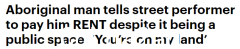“这是我的国家，我们走吧！”男子悉尼街头表演被原住民要求交房租，抖音视频引发热议（视频/照片）
