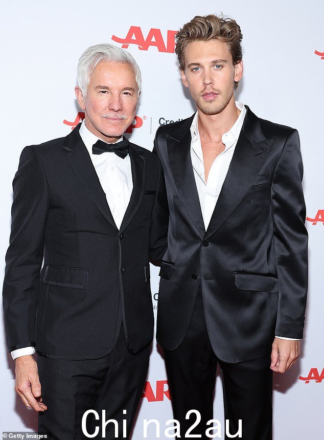他与导演巴兹·鲁赫曼 (Baz Luhrmann) 一起拍摄了 2022 年奥斯汀国王传记片,并在仪式前拍了几张照片
