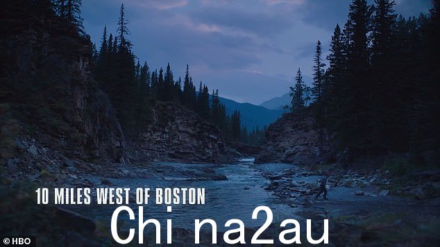 West: 名片显示他在波士顿以西 10 英里处