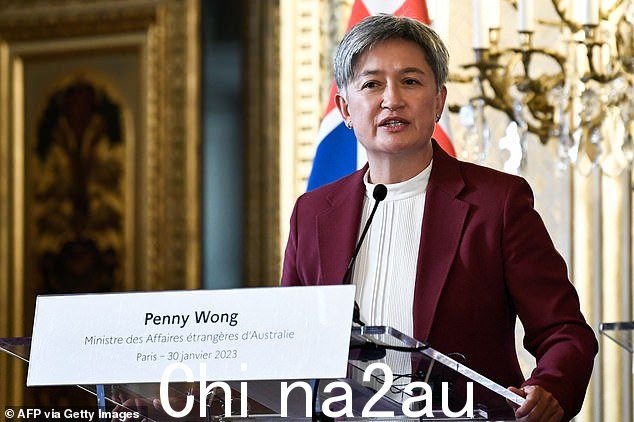 澳大利亚外交部长 Penny Wong(如图)敦促英国正视其在印太地区的殖民历史