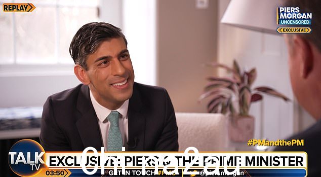 Rishi Sunak 在与 Piers Morgan 的尴尬冲突中回避说他是否是亿万富翁
