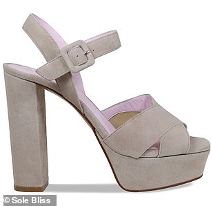 The Miracle Heel in style Remy: Pale Taupe Suede (£199)