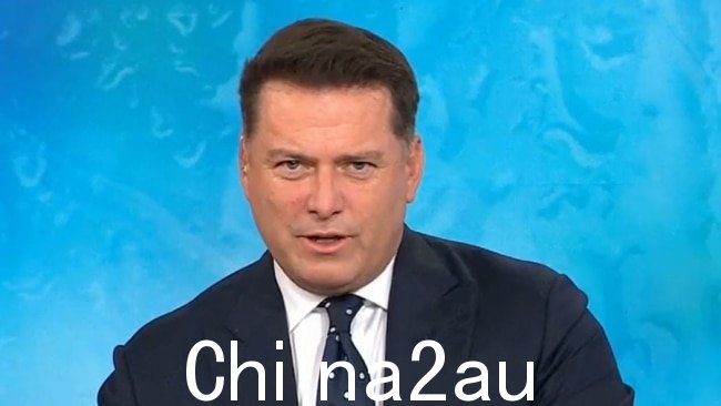 Channel 9 电视节目主持人 Karl Stefanovic 抨击 RBA和majo感谢 r 银行决定将加息转嫁给陷入困境的澳大利亚人。图片：今日秀