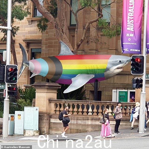 博物馆的标志性鲨鱼雕像将进行改造，以庆祝今年悉尼举办 WorldPride