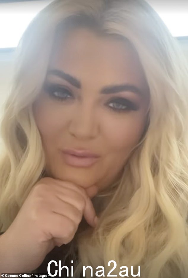 Scare:Gemma Collins 分享了一个健康更新,因为她透露当救护车在几小时前赶到她家时,她认为自己心脏病发作