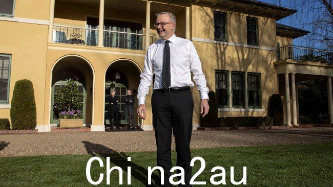 Mr Albanese moved他成为总理后,就住进了堪培拉的 The Lodge。图片:NCA NewsWire / Gary Ramage
