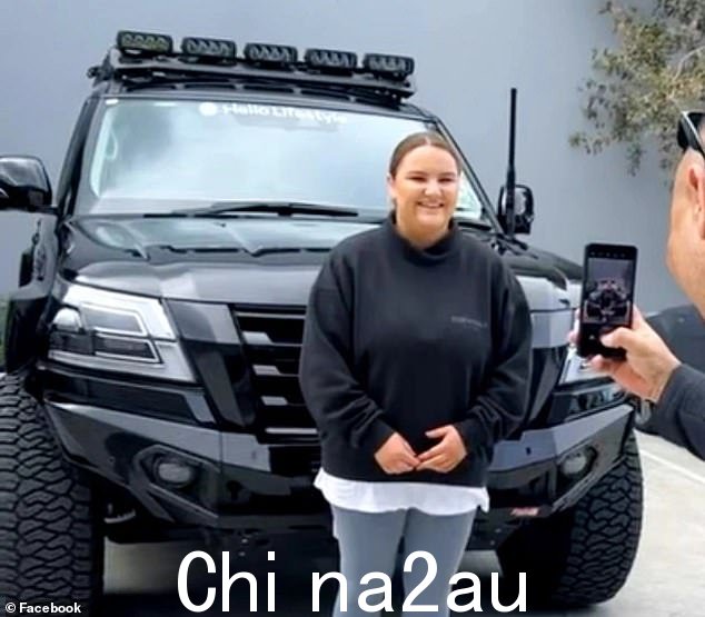 小镇美发师 Amelia Conway(上图)在 2022 年的 Hello Australia Lifestyle 抽奖中赢得了 Nissan Patrol