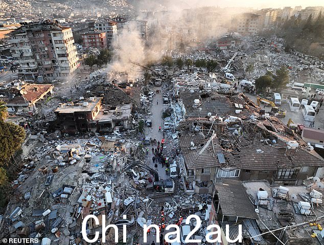 科学家们创建了一个新模型,可以预测下一次大地震可能发生的时间和地点。这是在土耳其发生 7.8 级地震几天后发生的。图为 2 月 9 日拍摄的照片Hatay, Turkey