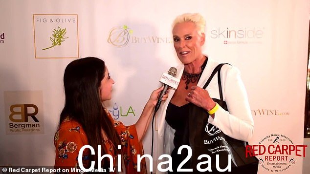 来自丹麦!Red Sonja 女演员 Brigitte Nielsen 参加了 2017 年的活动