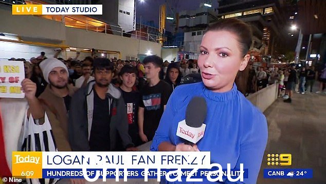 The Today Show 后来又进行了一次现场直播,Gabrielle Boyle 采访了几位粉丝,他们谈到 Paul 和 KSI 是多么“鼓舞人心”” class=