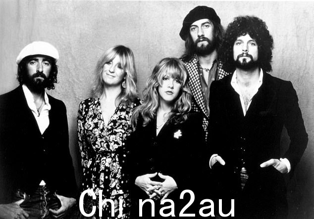 Fleetwood Mac(图片从左到右,John McVie、Christine McVie、Stevie Nicks、Mick Fleetwood 和 Lindsey Buckingham)