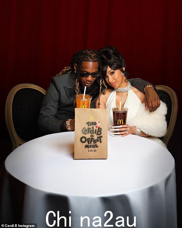 新餐:Cardi B 和 Offset 将在几天后用他们新的麦当劳情侣餐庆祝情人节