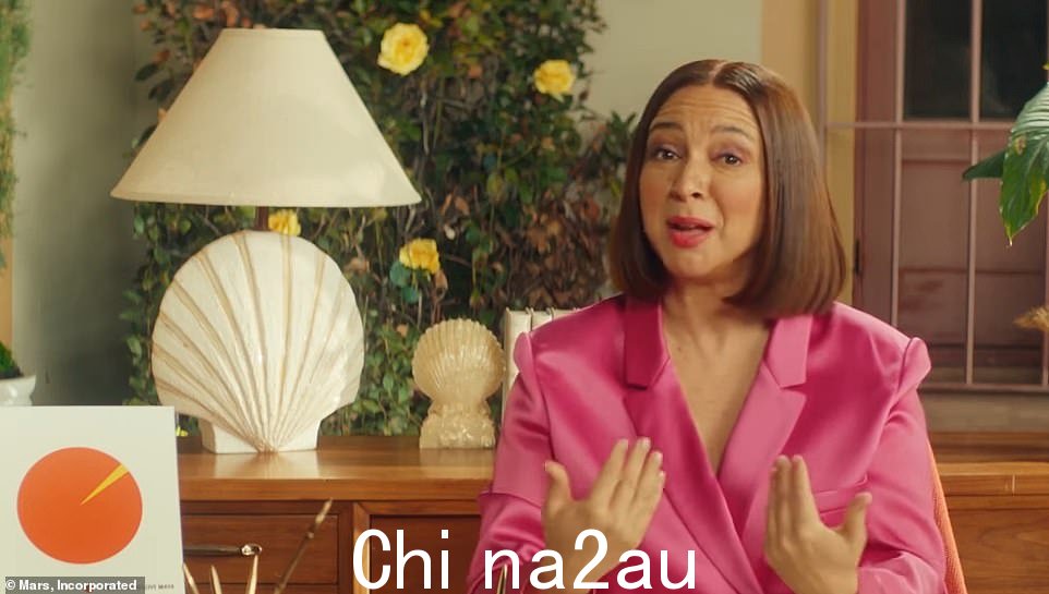 Chief of fun: Maya Rudolph starred in the M&M's Super Bowl commercial as she hilariously tries to change the name of the iconic multicolored hard-shell chocolates to Ma&Ya's