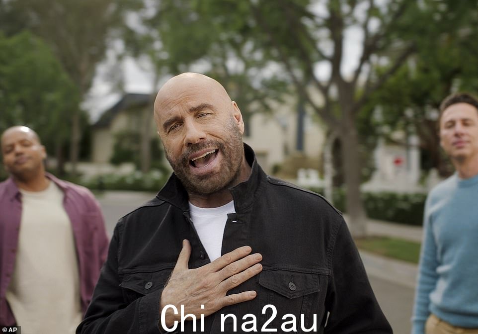 Summer lovin': John Travolta channeled his Grease character Danny Zuko for T-Mobile's Super Bowl Commercial