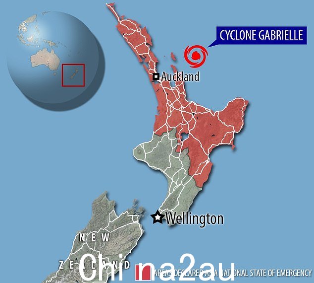 北岛的大部分地区都处于紧急状态,这是新西兰历史上第三次宣布全国进入紧急状态。