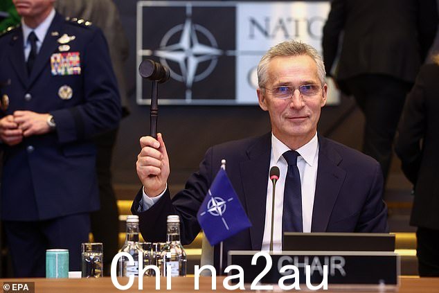 Jens Stoltenberg 告诉军事联盟的 30 个国家,他们需要加强交付,以确保乌克兰能够反击俄罗斯的侵略