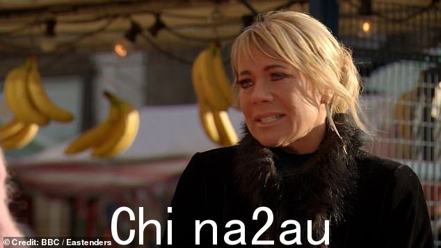 Help: Sharon Watts offered her friend Linda Carter help to buy Mick's share of The Queen Victoria during Wednesday night's episode of EastEnders