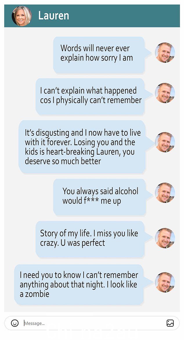 '言语永远无法解释我有多抱歉':Joe Westerman 给他妻子的卑躬屈膝的短信已经出现