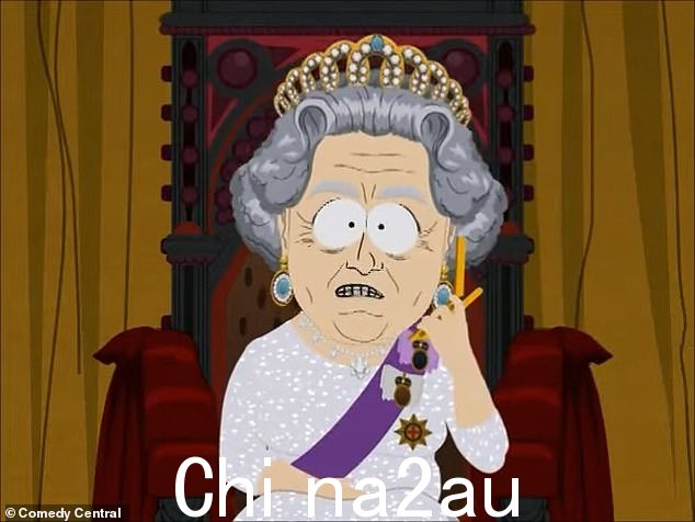 已故的伊丽莎白女王也出现在 2007 年播出的名为 The Snuke 的剧集中